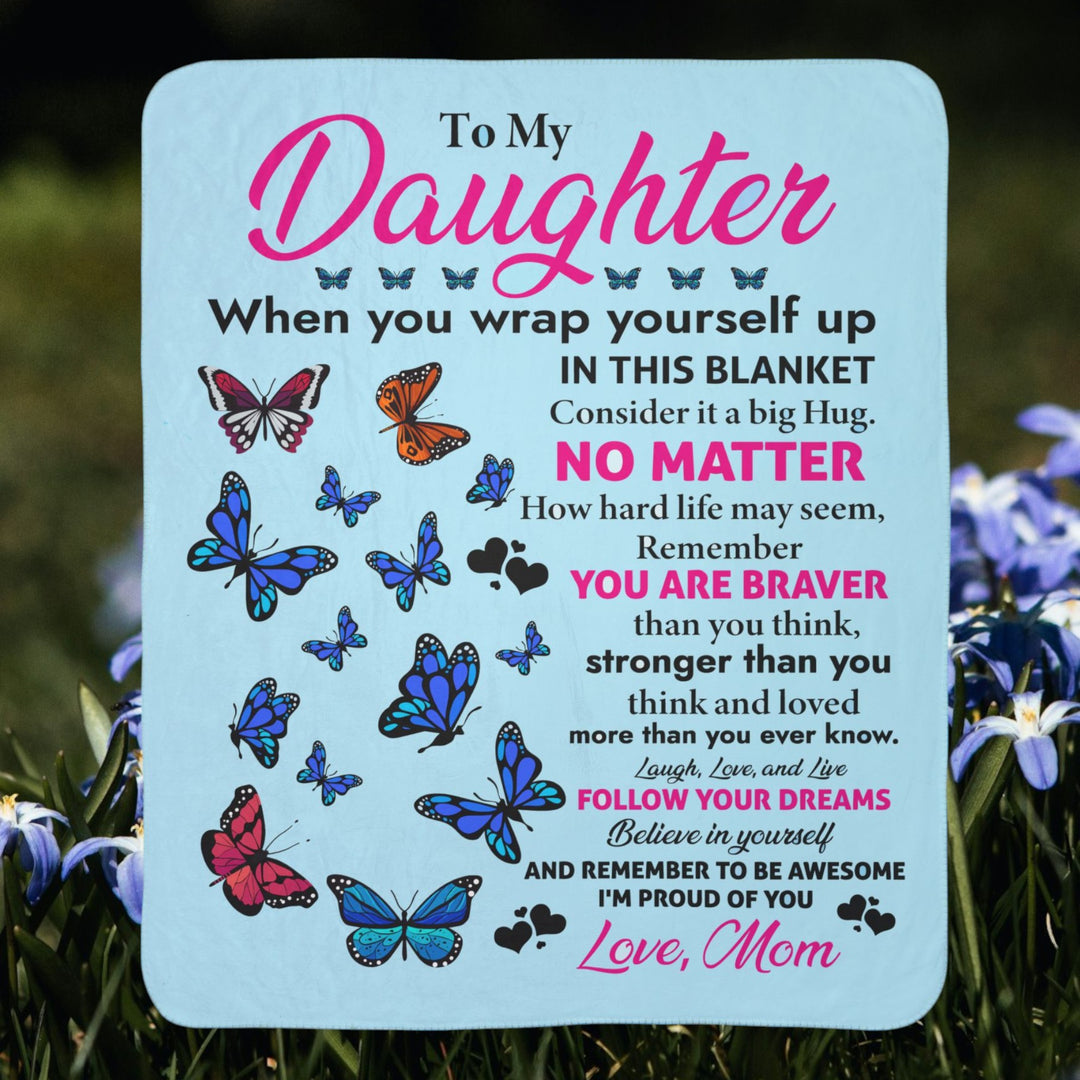 Sherpa Blanket - Love To My Daughter