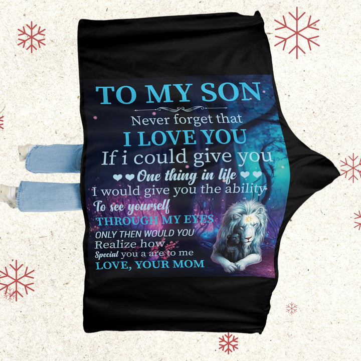 Fleece Blanket - To My Son Gift Idea