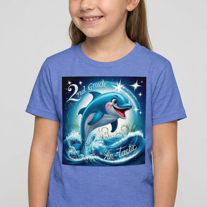 Youth Short Sleeve Tee - 2nd Grade FinTastic