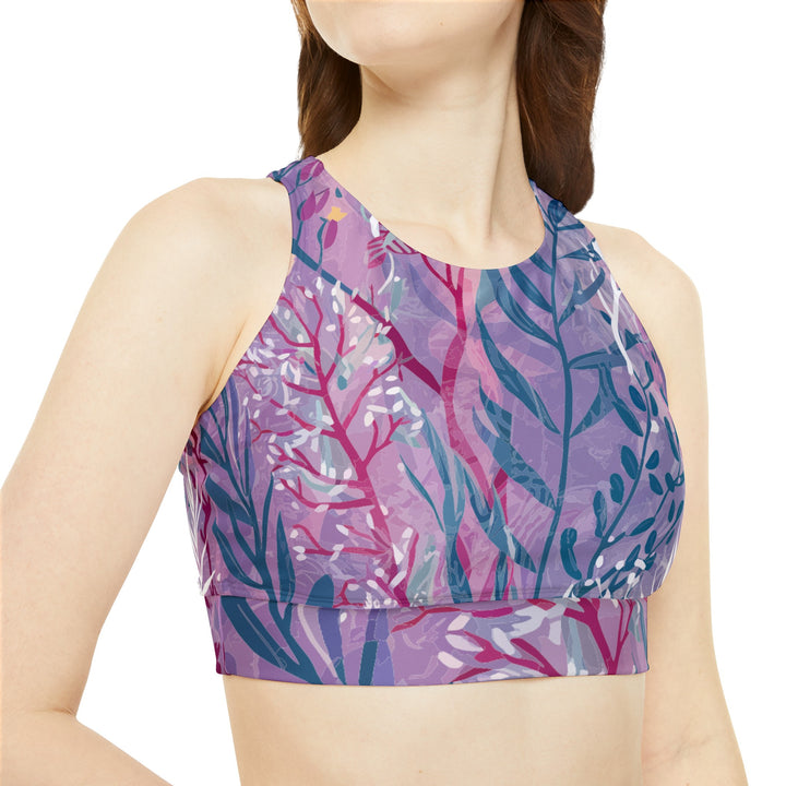 Two-piece Swimsuit - Purple Seaweed