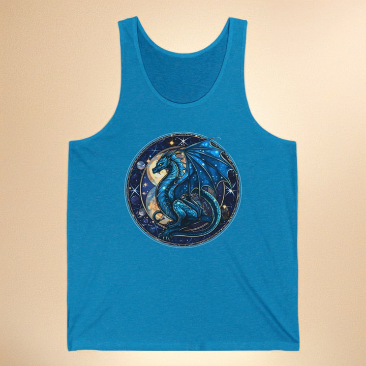 Unisex Jersey Tank - Blue Dragon