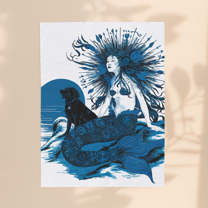 Velveteen Plush Blanket - Majestic Mermaid