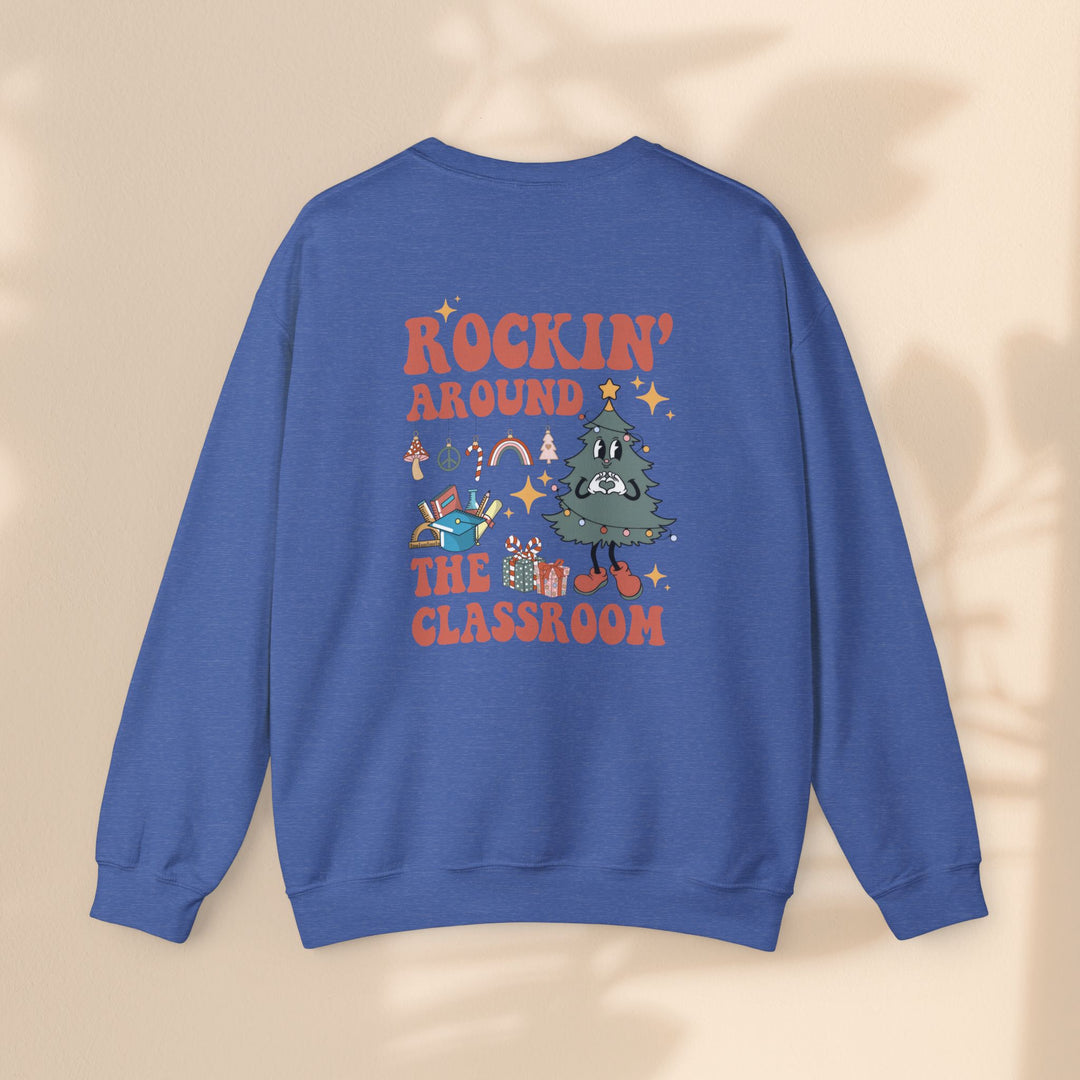 Unisex Heavy Blend™ Crewneck Sweatshirt - Rockin Around The Classroom