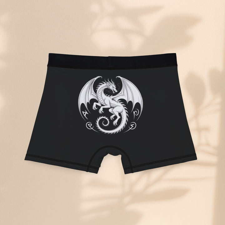 Dragon Graphic Men's Boxers, AOP Dragon Print, Men's Underwear Gift, Unique Boxers for Him, Comfortable Everyday Wear