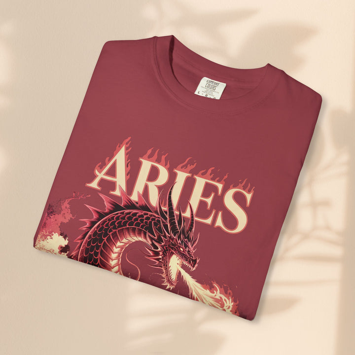 Aries Graphic T-Shirt: Unisex Astrology Tee, Zodiac Shirt for Birthdays & Everyday Wear, Perfect Gift for Aries Friends