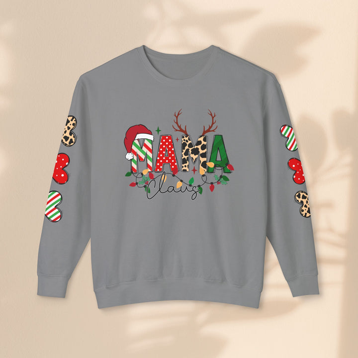Mama Claus - Women's Lightweight Crewneck Sweatshirt