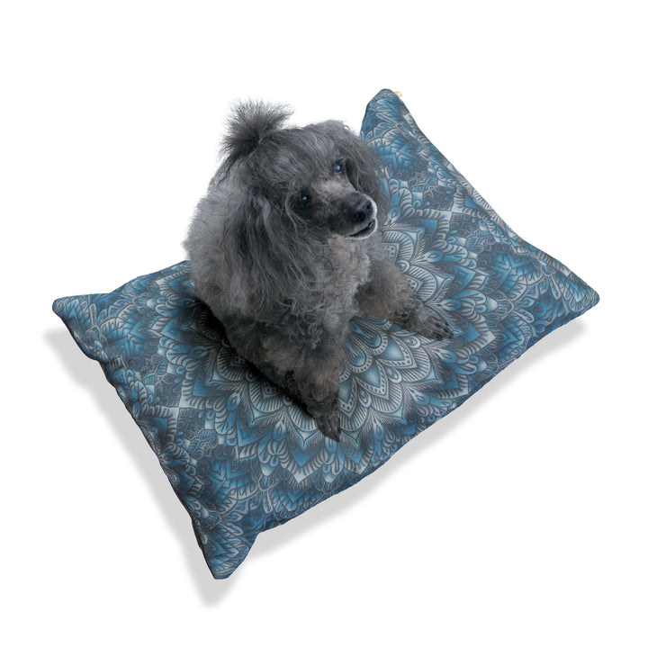 Blue Mandala Pet Bed