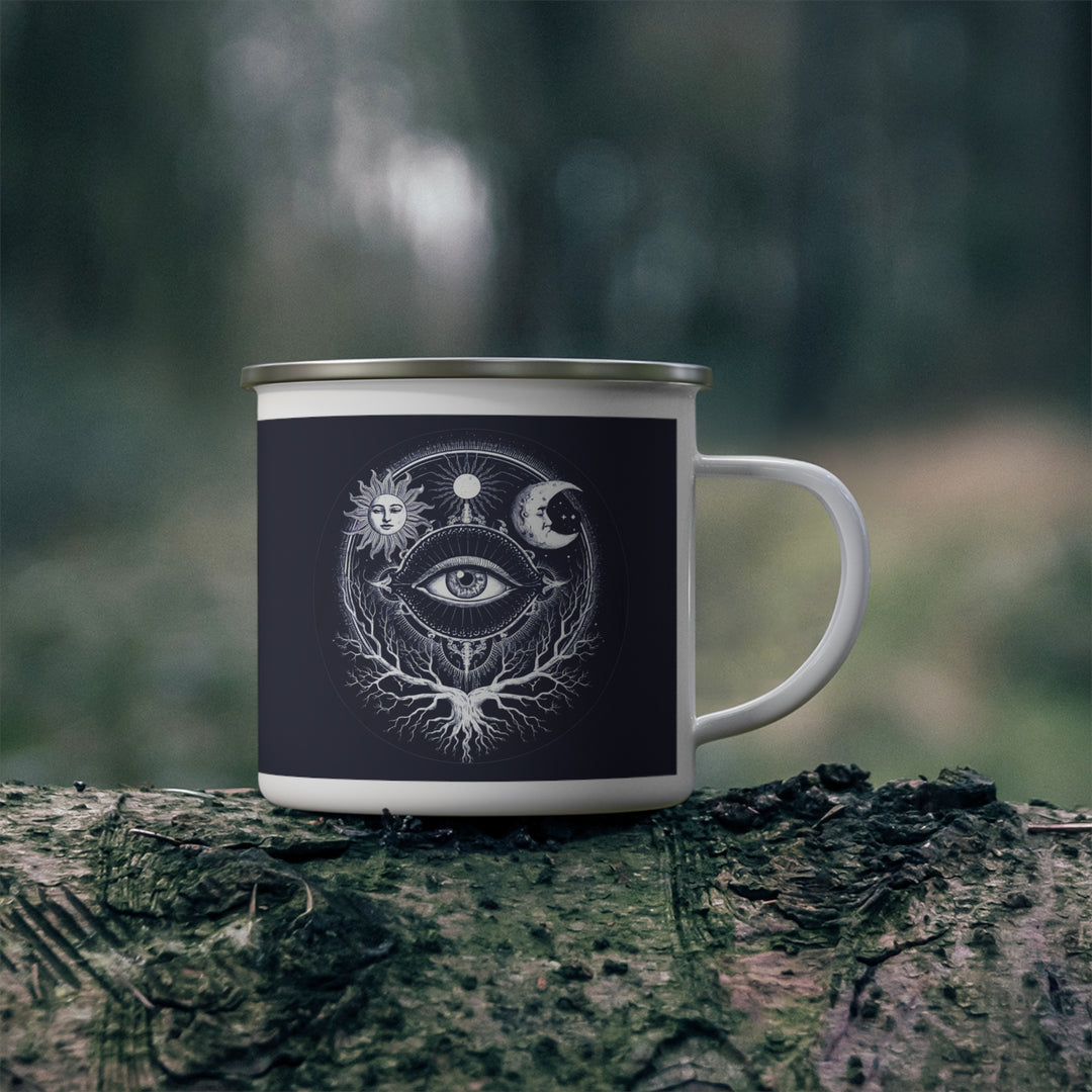 Enamel Camping Mug - Sacred Eye