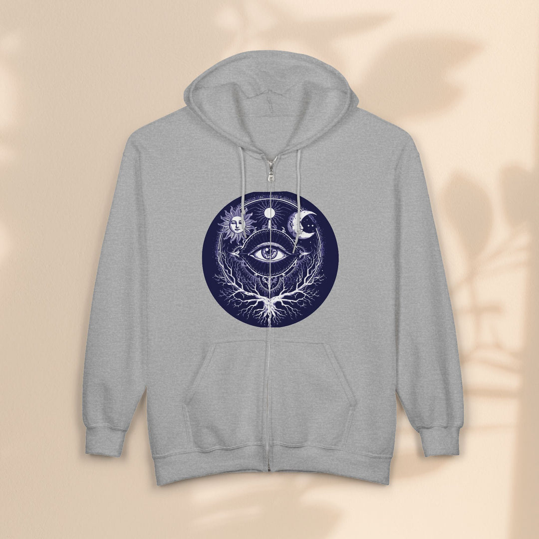 Sacred Eye - Unisex Heavy Blend™ Full Zip Hooded Sweatshirt