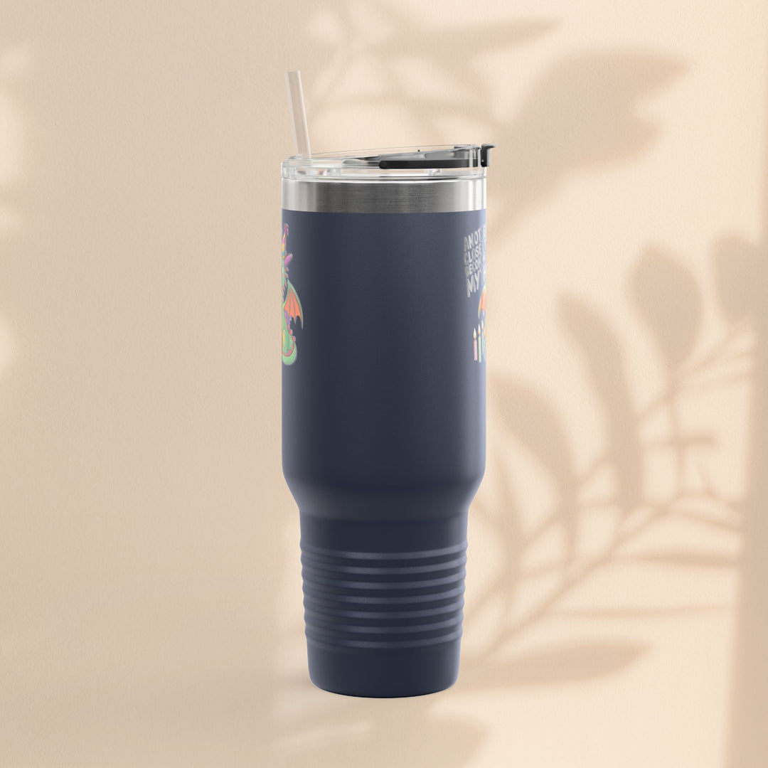 Dragon Insulated Travel Mug, 40oz, Dragon Birthday Tumbler