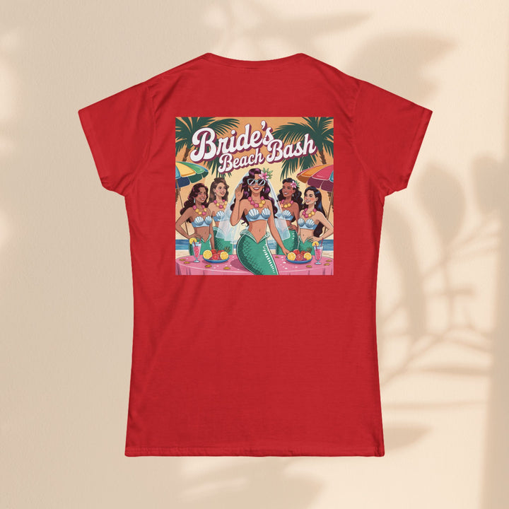 Bridal Beach Bash Tee, Tropical Party Shirt, Summer Wedding Celebration Top, Bride Tribe Gift, Bachelorette Bash Apparel