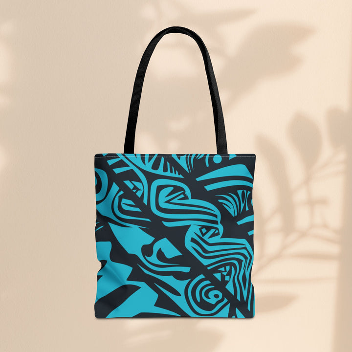 Blue Tribal Tote Bag