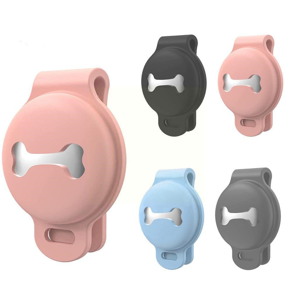 Silicone Pet Tracker Holder | Protective AirTag Collar Case