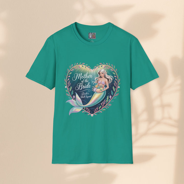 Mother of the Bride Mermaid Unisex Softstyle T-Shirt