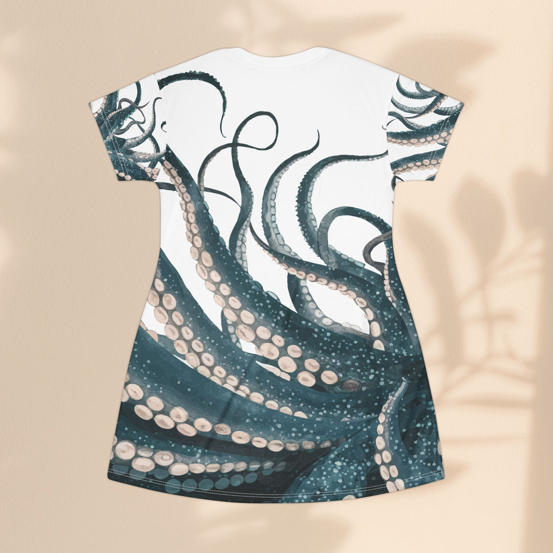 T-Shirt Dress (AOP) - Octopus