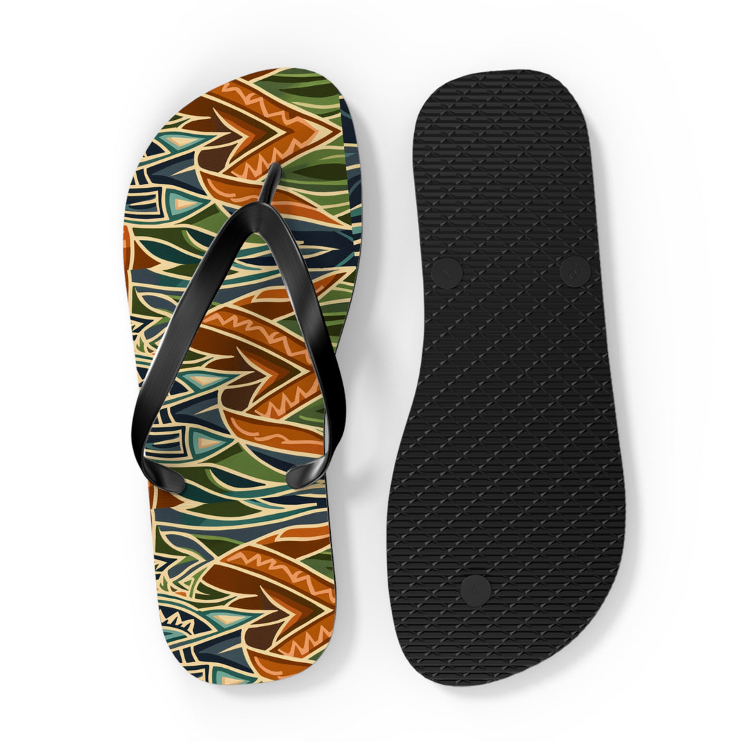 Flip Flops - Tribal Orange