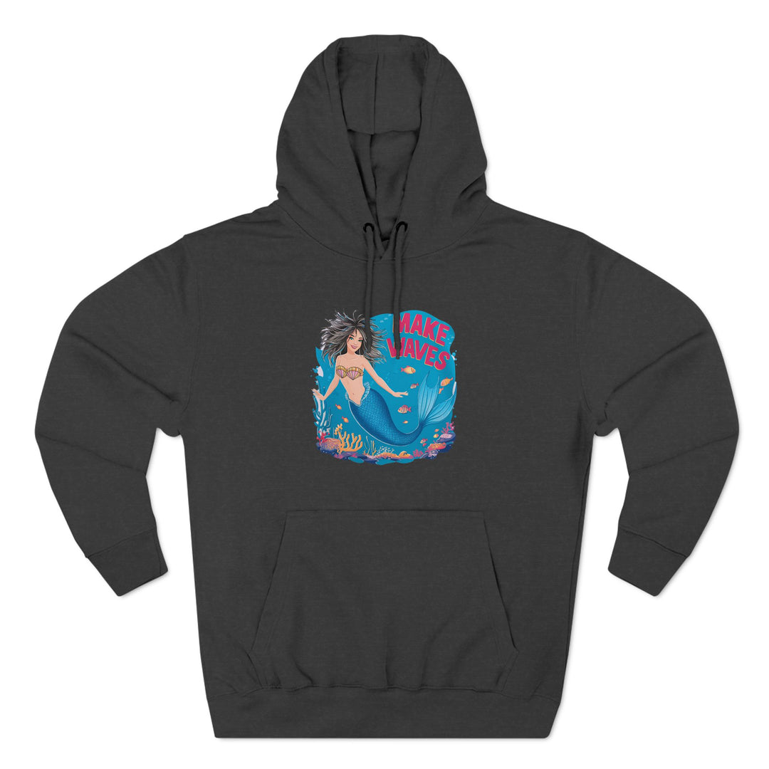 Three-Panel Fleece Hoodie - Make Waves