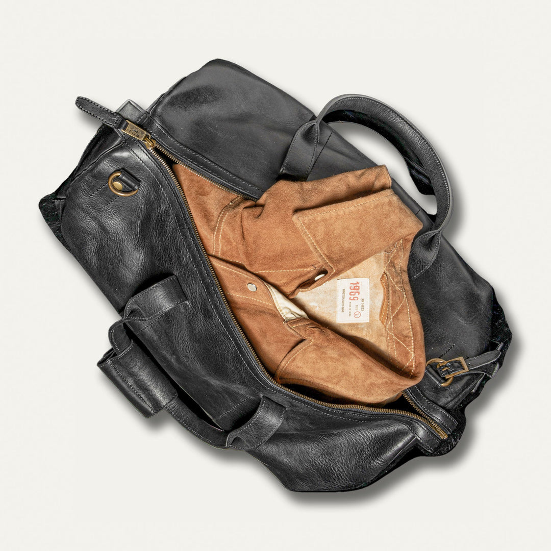 The Expedition Duffle – Premium Italian Leather Travel Bag