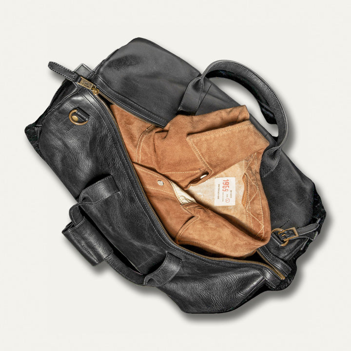 The Expedition Duffle – Premium Italian Leather Travel Bag