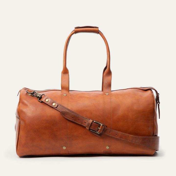 The Expedition Duffle – Premium Italian Leather Travel Bag
