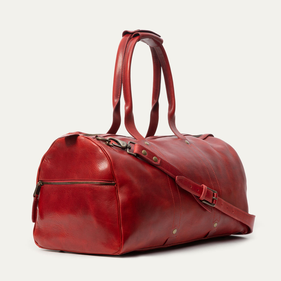 The Expedition Duffle – Premium Italian Leather Travel Bag
