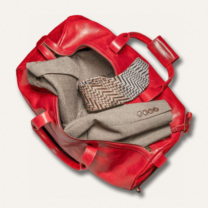 The Expedition Duffle – Premium Italian Leather Travel Bag