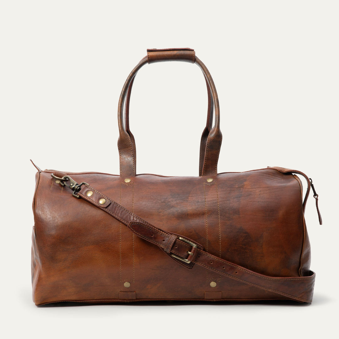 The Expedition Duffle – Premium Italian Leather Travel Bag