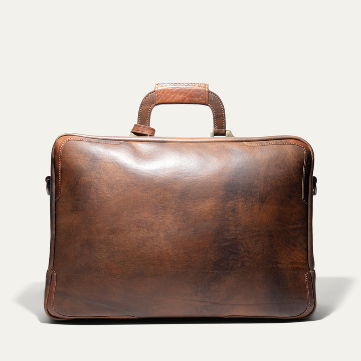 The Continental Briefcase – Premium Italian Leather Laptop Briefcase