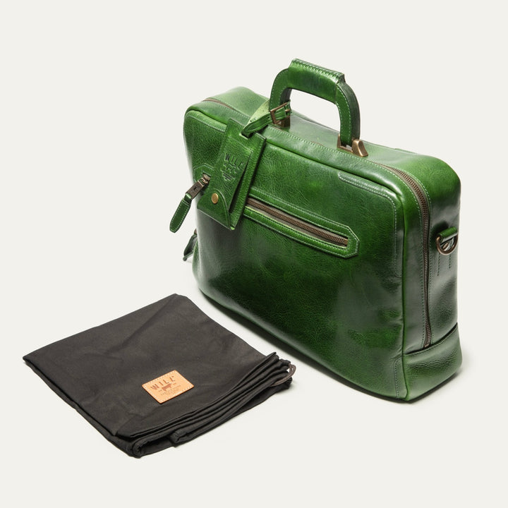 The Continental Briefcase – Premium Italian Leather Laptop Briefcase