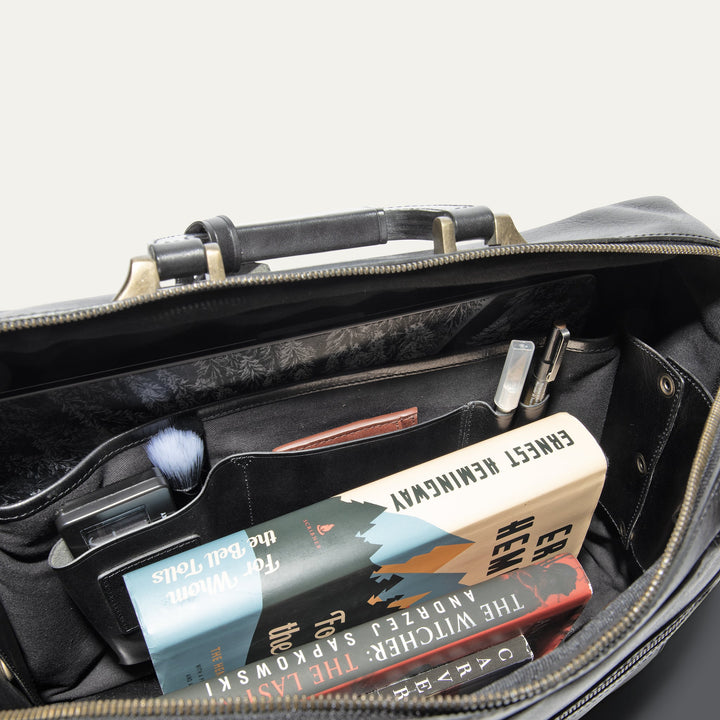 The Continental Briefcase – Premium Italian Leather Laptop Briefcase