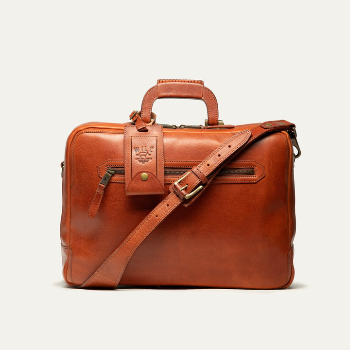 The Continental Briefcase – Premium Italian Leather Laptop Briefcase