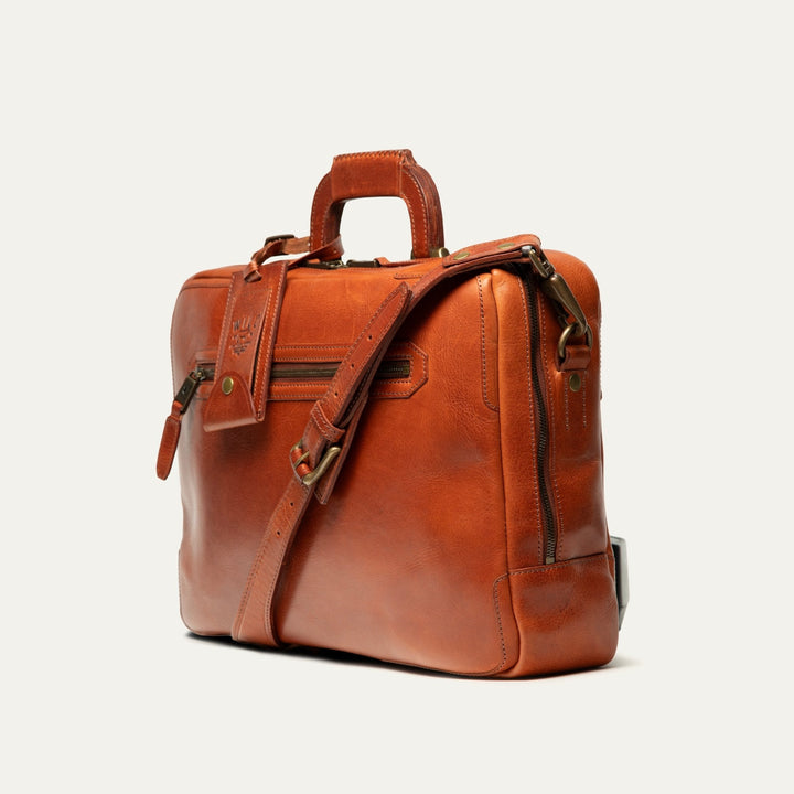 The Continental Briefcase – Premium Italian Leather Laptop Briefcase