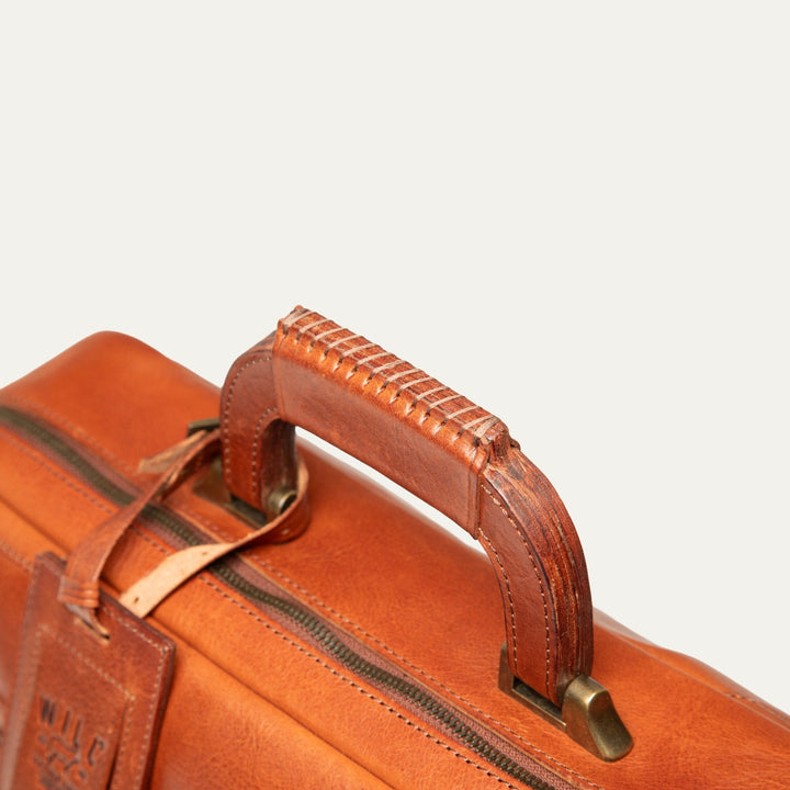 The Continental Briefcase – Premium Italian Leather Laptop Briefcase