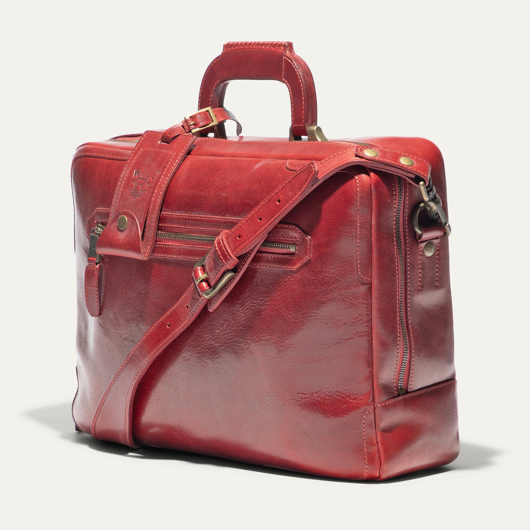 The Continental Briefcase – Premium Italian Leather Laptop Briefcase