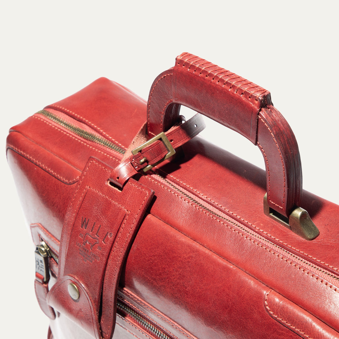 The Continental Briefcase – Premium Italian Leather Laptop Briefcase