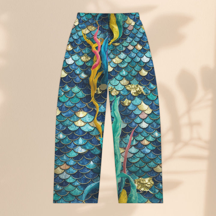 Women's Pajama Pants (AOP) - Mermaid Scale Party