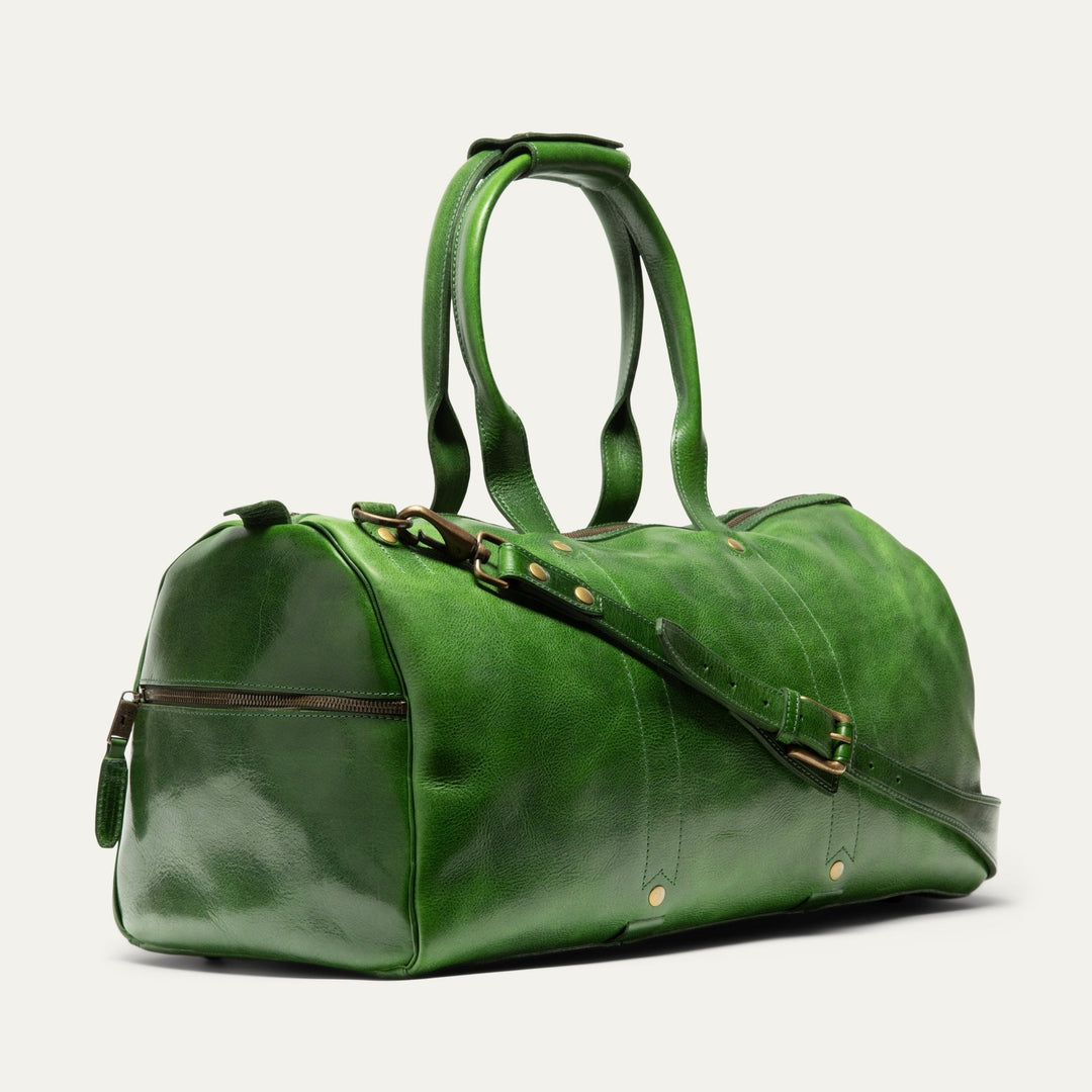 The Expedition Duffle – Premium Italian Leather Travel Bag