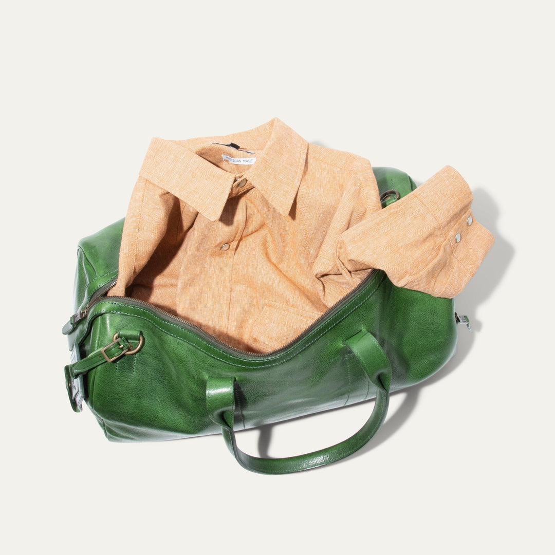 The Expedition Duffle – Premium Italian Leather Travel Bag