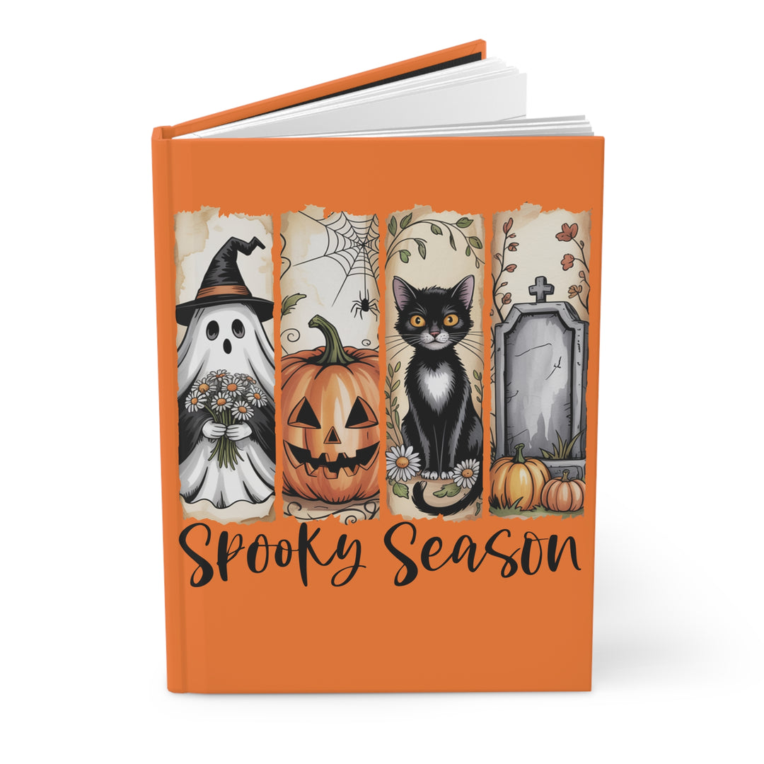 Spooky Season Hardcover Journal, Perfect Gift for Halloween