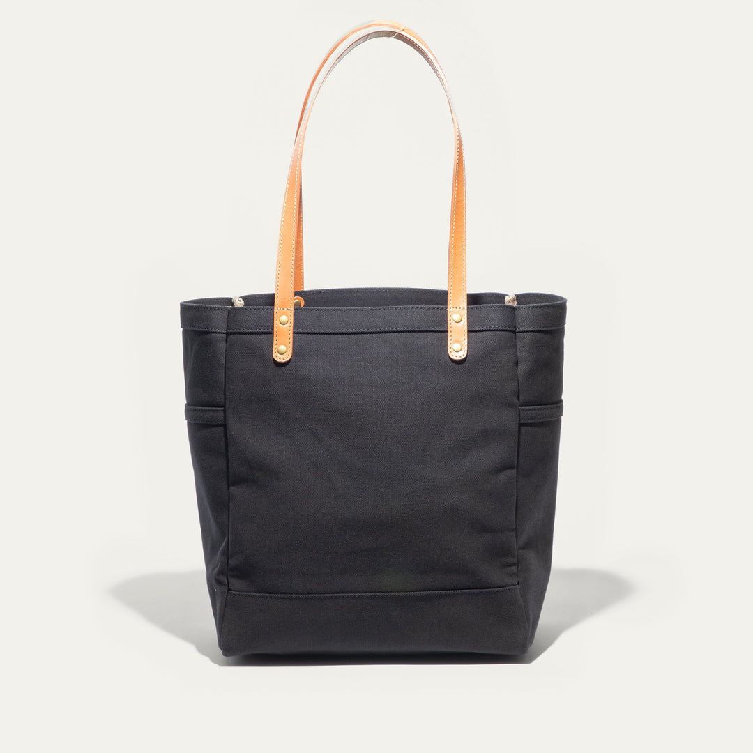 Waxed Canvas Work Tote – Water-Resistant Canvas & Leather Bag