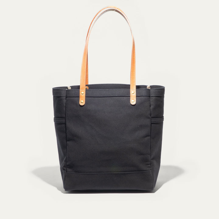 Waxed Canvas Work Tote – Water-Resistant Canvas & Leather Bag