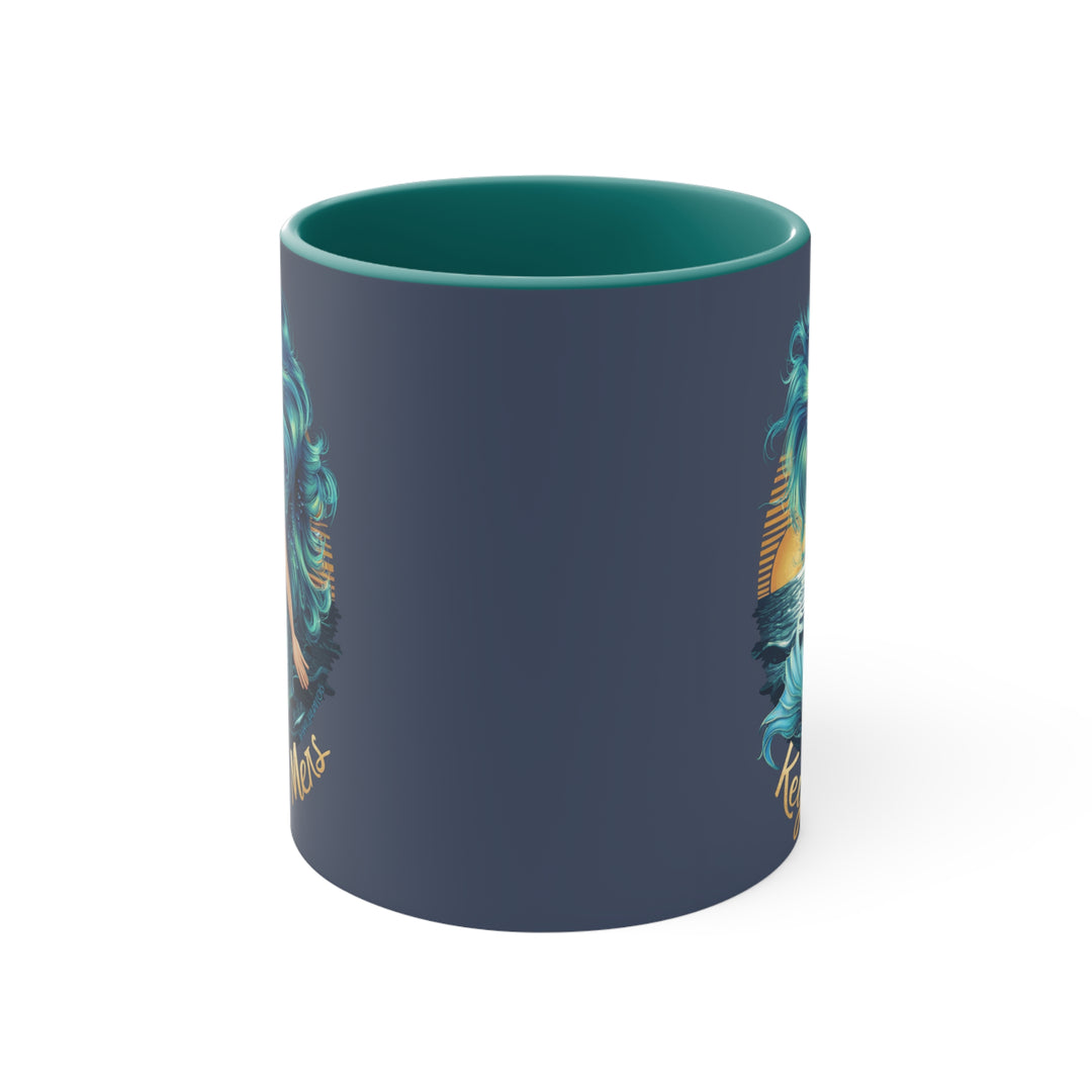 11oz Accent Mug - Beautiful Key West Mermaids