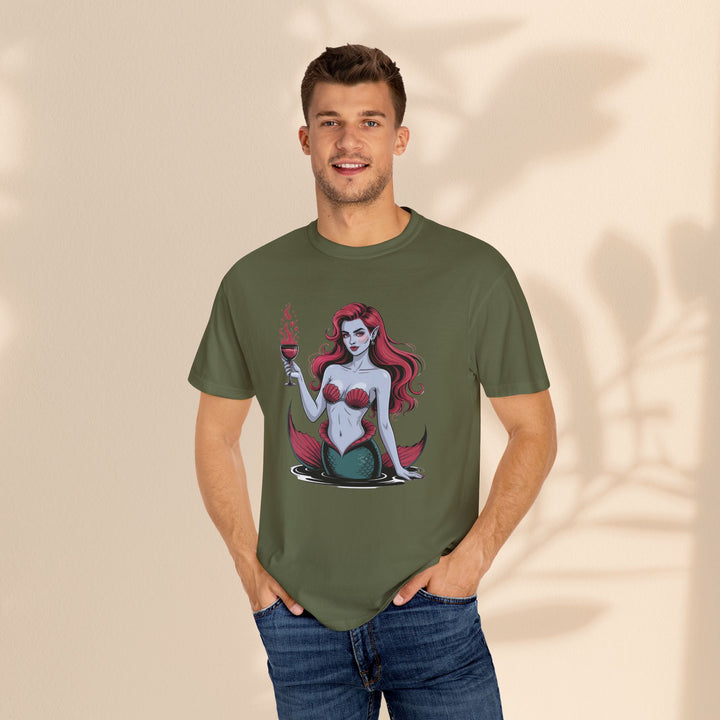 Mermaid-Themed Unisex T-Shirt – Fun Summer Apparel, Beach Lover Gift, Vintage Style Tee