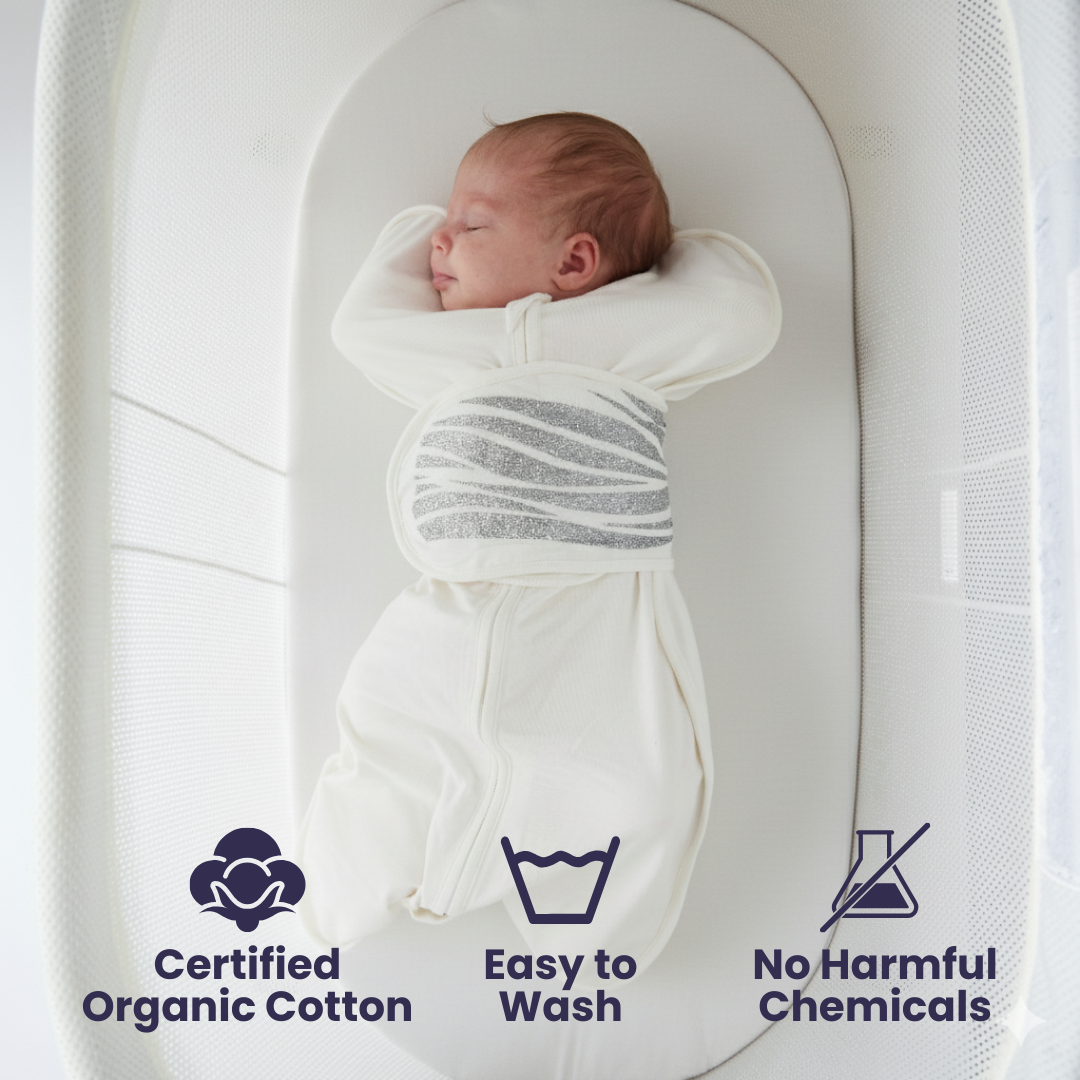 Breathing Reassurance Newborn Baby Swaddle | Sleepwear