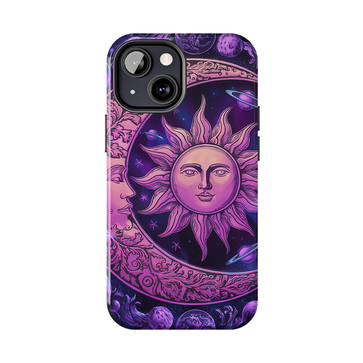 Tough Phone Cases - Purple Moon