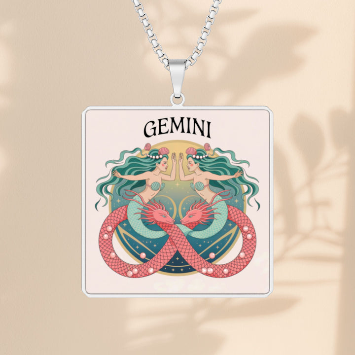 Gemini Zodiac Pendant
