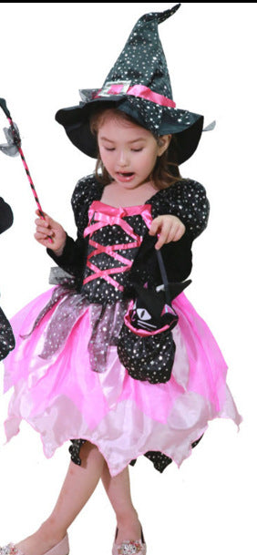 Girls’ Halloween Witch Costume – Toddler & Kids Cosplay Outfit