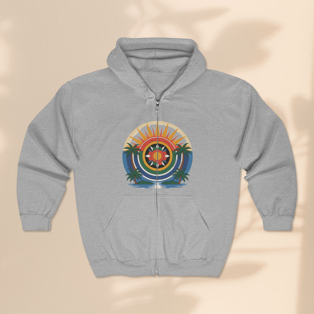 Seminole Design - Unisex Heavy Blend™ Full Zip Hooded Sweatshirt