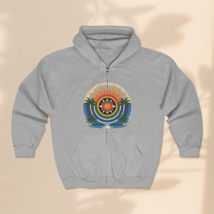 Seminole Design - Unisex Heavy Blend™ Full Zip Hooded Sweatshirt