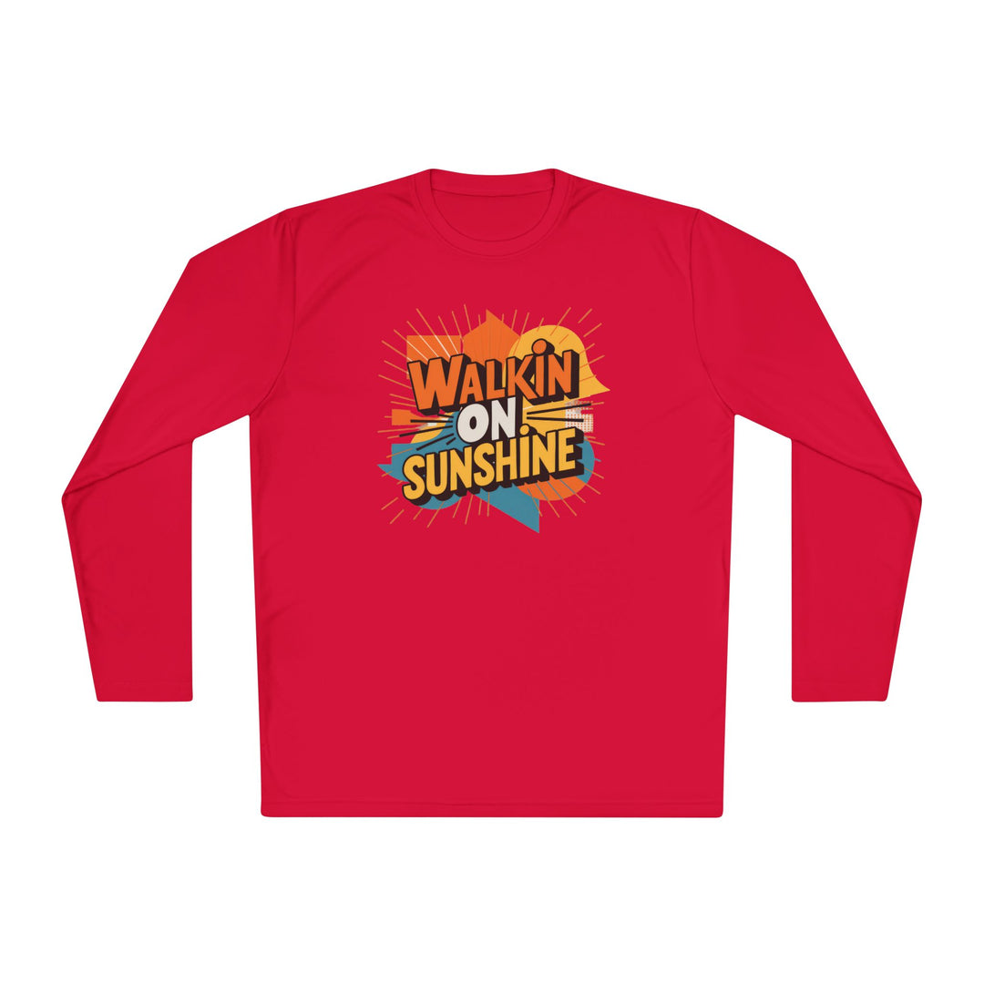 Unisex Lightweight Long Sleeve Tee - Walking On Sunshine